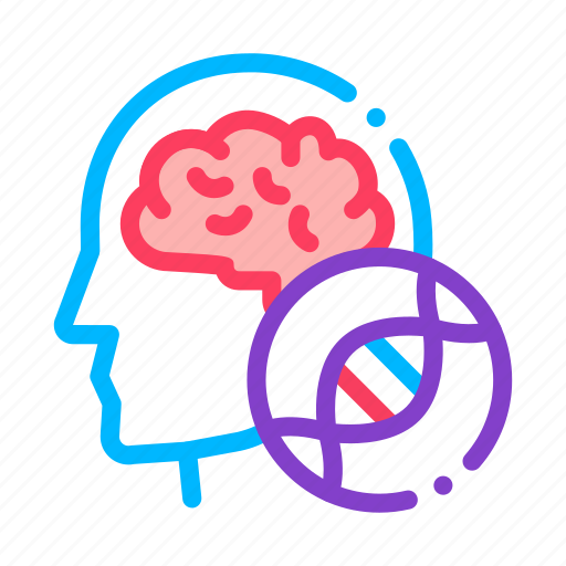 Brain, gene, head, man, molecule icon - Download on Iconfinder