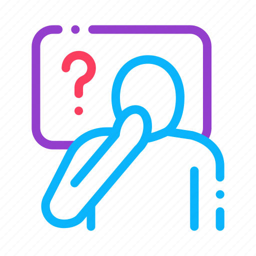 Frame, man, mark, question, quote icon - Download on Iconfinder