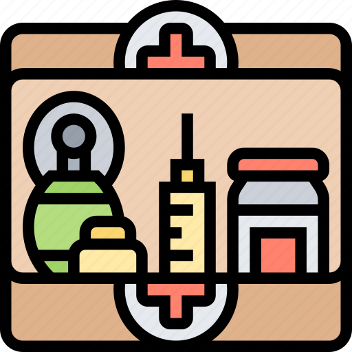 Emergency, case, paramedic, medical, equipment icon - Download on Iconfinder
