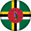 dominica, flag, country, flags, north america