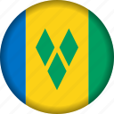 saint vincent and the grenadines, flag, flags, north america