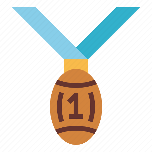 Gold, medal, prize, rugby icon - Download on Iconfinder