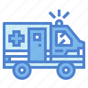 ambulance, emergency, medical, vehicle
