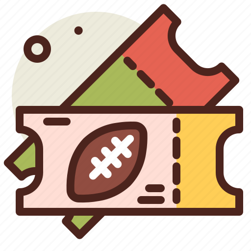 Tickets, sport, rugby, gridiron, america icon - Download on Iconfinder