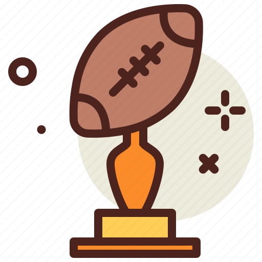 Trophee, sport, rugby, gridiron, america icon - Download on Iconfinder