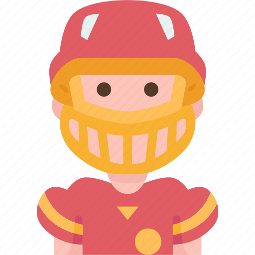 American, football, player, defensive, team icon - Download on Iconfinder