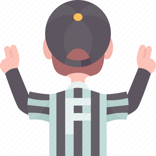 Judge, referee, touchdown, game, football icon - Download on Iconfinder