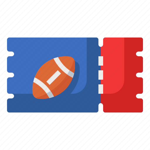 Ticket, rugby, sport, game, helmet, super, bowl icon - Download on Iconfinder