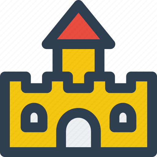 Castle, building, fortress icon - Download on Iconfinder