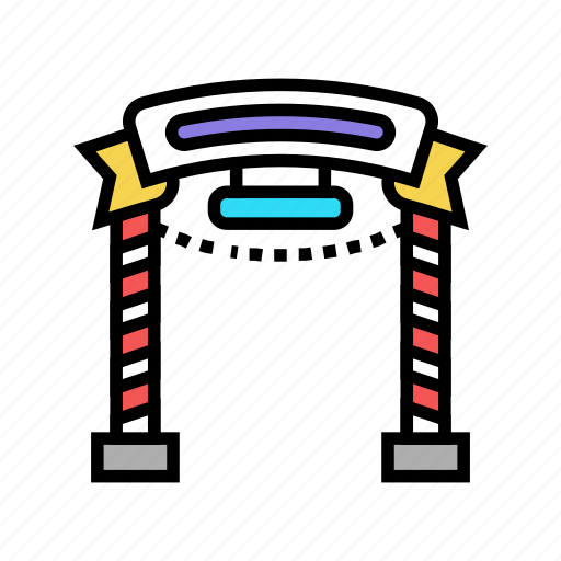 Entrance, amusement, park, entertainment, rollercoaster, attraction icon - Download on Iconfinder