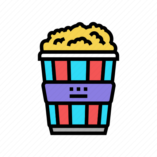 Popcorn, food, amusement, park, entertainment, rollercoaster icon - Download on Iconfinder