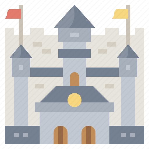 Building, buildings, castle, fort, protection icon - Download on Iconfinder