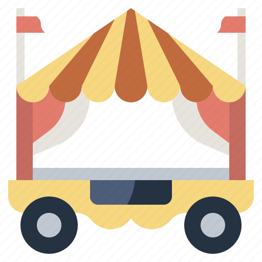 Amusement, on, park, theater, train, transport, wheels icon - Download on Iconfinder