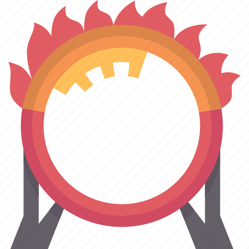 Fireball, roller, coaster, track, loop icon - Download on Iconfinder