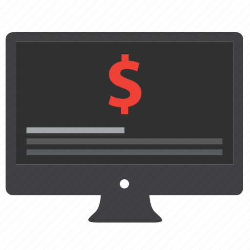 Desktop, monitor, computer, business, dollar, finance, financial icon - Download on Iconfinder
