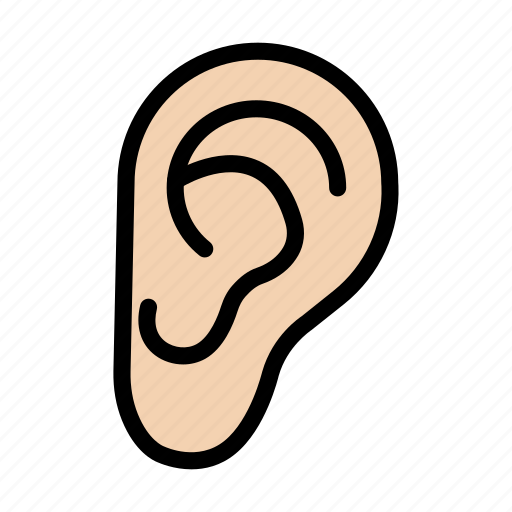 Ear, hear, listen, body, organ icon - Download on Iconfinder