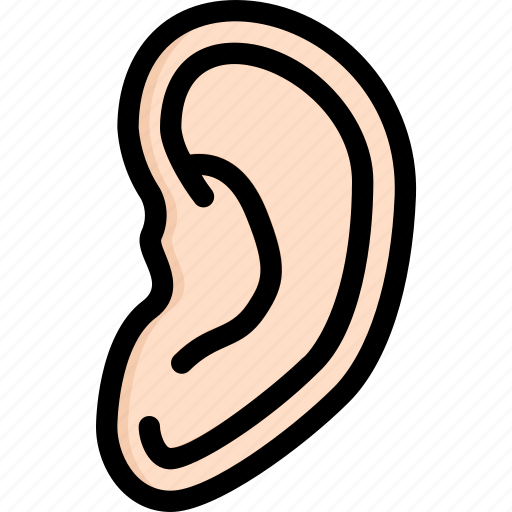Anatomy, biology, ear, earlobe, hear, organ, surgery icon - Download on Iconfinder