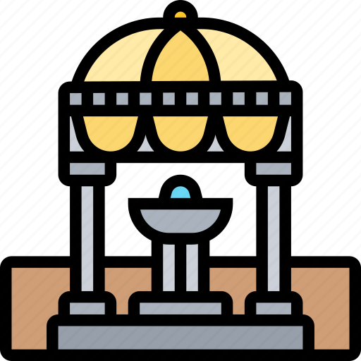 Architecture, greek, roman, column, fountain icon - Download on Iconfinder