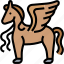 pegasus, unicorn, mythology, animal, horse 
