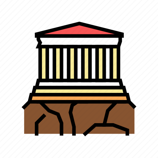 Acropolis, ancient, greece, architecture, building, mythology icon - Download on Iconfinder