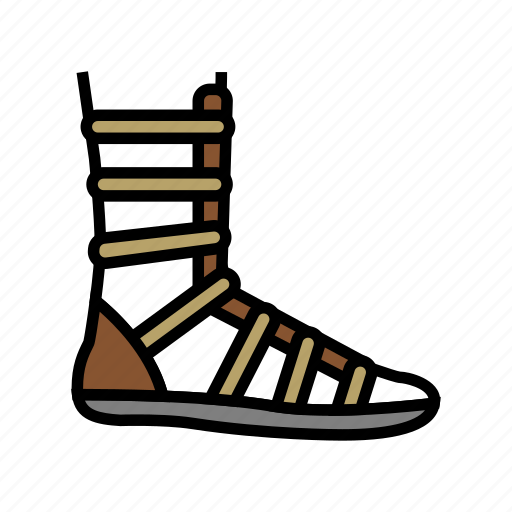 Warrior, shoe, ancient, rome, antique, history icon - Download on Iconfinder