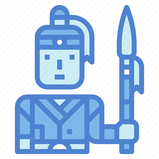 Warrior, korean, swordsman, soldier, man icon - Download on Iconfinder