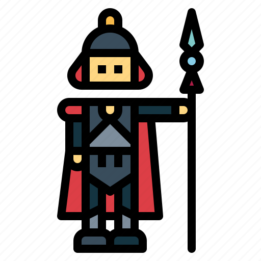 Warrior, chinese, swordsman, soldier, man icon - Download on Iconfinder