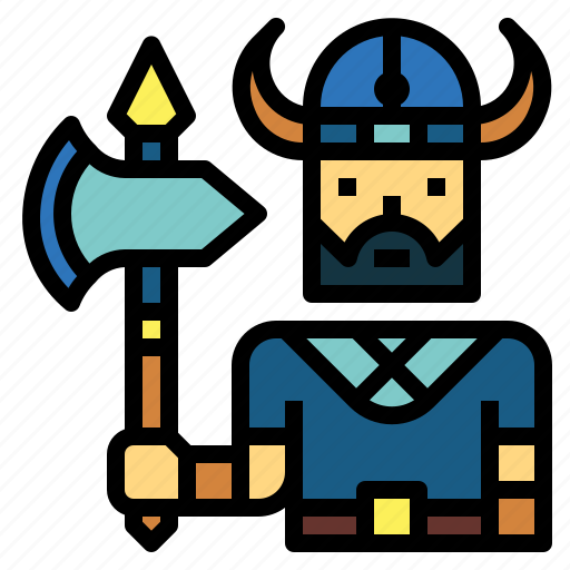 Warrior, vikings, swordsman, soldier, axe icon - Download on Iconfinder