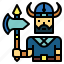 warrior, vikings, swordsman, soldier, axe 