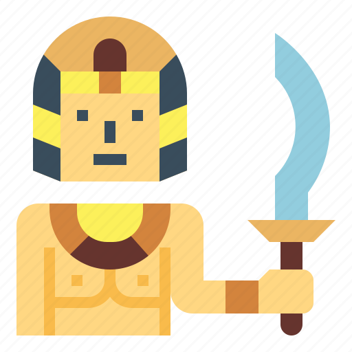 Warrior, egypt, swordsman, soldier, assyrian icon - Download on Iconfinder