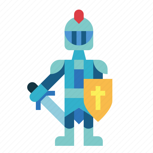 Warrior, knight, swordsman, soldier, chivalry icon - Download on Iconfinder