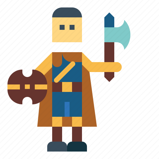 Warrior, vikings, swordsman, soldier, barbarian icon - Download on Iconfinder