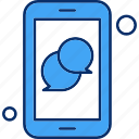 chat, mobile, application