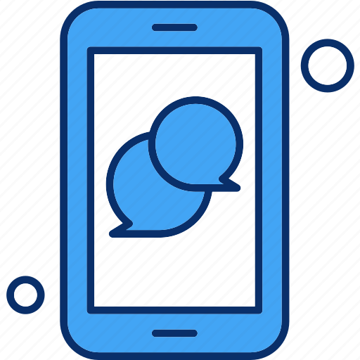 Chat, mobile, application icon - Download on Iconfinder
