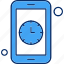 clock, mobile, application 