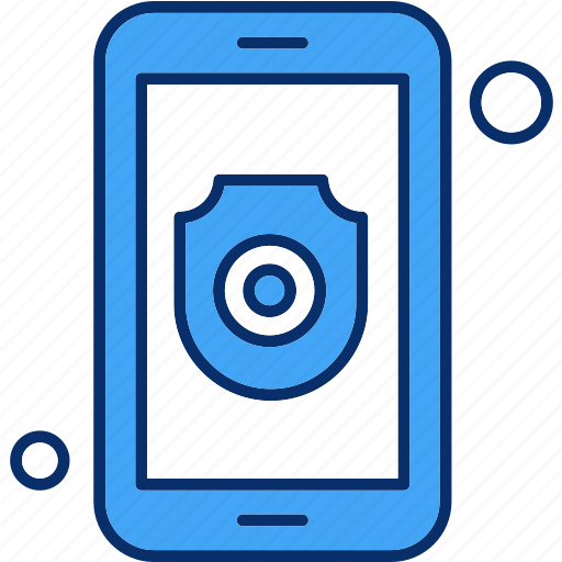 Mobile, shield, application icon - Download on Iconfinder