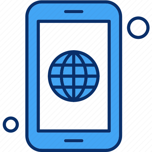 Mobile, world, application icon - Download on Iconfinder