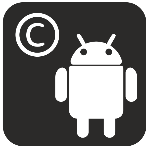 Android, copyright, smartphone, technology icon - Free download