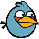 angry birds, blue bird