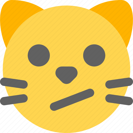 Cat, confused, emoticons, animal, perplexed icon - Download on Iconfinder