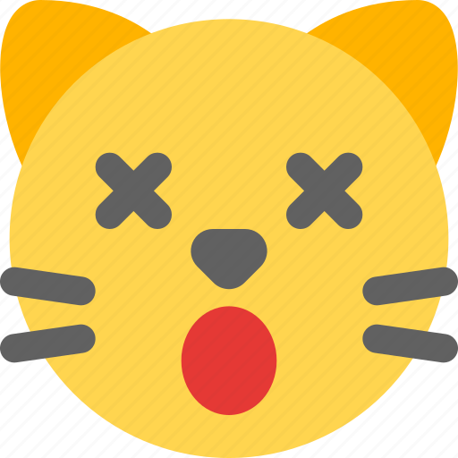 Cat, dizzy, emoticons, animal icon - Download on Iconfinder