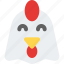 chicken, smiling, emoticons, animal 