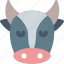 cow, pensive, emoticons, animal 