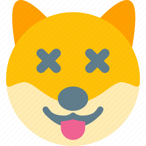 Dog, death, eyes, emoticons, animal icon - Download on Iconfinder