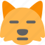 fox, meh, emoticons, animal 