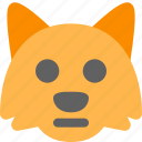fox, neutral, emoticons, animal