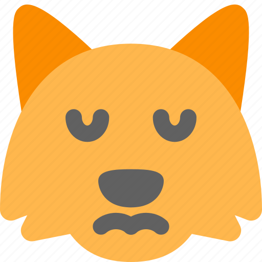 Fox, sad, emoticons, animal icon - Download on Iconfinder