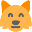 fox, smile, emoticons, animal 
