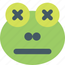 frog, death, emoticons, animal