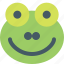 frog, emoticons, animal 